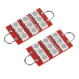 Oracle 44MM 6 LED 3 Chip - Loop Festoon Bulbs (Pair) - Red thumbnail 8