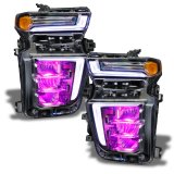 Oracle 20-21 Chevy Silverado HD 2500RGB Headlight Demon Eye Kit - w/o Controller thumbnail 3