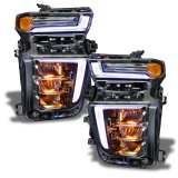 Oracle 20-21 Chevy Silverado HD 2500RGB Headlight Demon Eye Kit - w/o Controller thumbnail 4