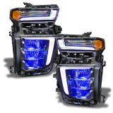 Oracle 20-21 Chevy Silverado HD 2500RGB Headlight Demon Eye Kit - w/o Controller thumbnail 6