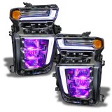 Oracle 20-21 Chevy Silverado HD 2500RGB Headlight Demon Eye Kit - w/o Controller thumbnail 8