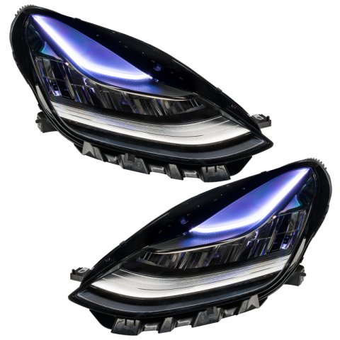 Oracle 17-21 Tesla Model 3 Headlight DRL Upgrade Kit - ColorSHIFT 2 thumbnail 7