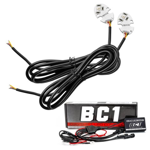 Oracle 17-21 Tesla Model 3 Headlight DRL Upgrade Kit - ColorSHIFT w/ BC1 Controller thumbnail 1