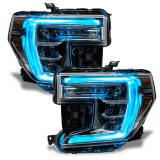 Oracle 19-21 GMC Sierra 1500 RGB+W Headlight DRL Upgrade Kit - ColorSHIFT w/o Controller thumbnail 3