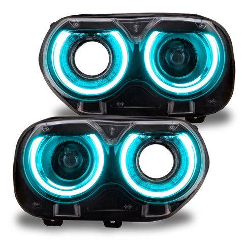 Oracle 15-21 Dodge Challenger RGB+W Headlight DRL Kit - ColorSHIFT w/ Simple Controller thumbnail 9