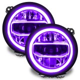 Oracle Jeep Wrangler JL/Gladiator JT RGB+W Headlight DRL Upgrade Kit - ColorSHIFT 2 thumbnail 7