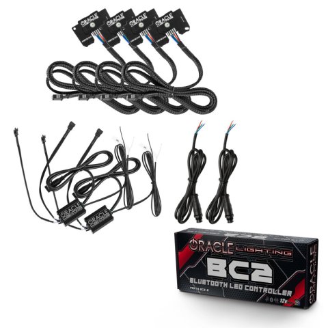 Oracle Jeep Wrangler JL/Gladiator JT RGB+W Headlight DRL Kit - w/ BC1 Controller thumbnail 1