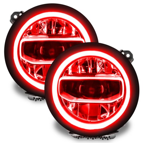 Oracle Jeep Wrangler JL/Gladiator JT RGB+W Headlight DRL Kit - w/ BC1 Controller thumbnail 9