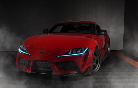 Oracle 20-21 Toyota Supra GR RGB+A Headlight DRL Kit - ColorSHIFT w/ BC1 Controller thumbnail 8
