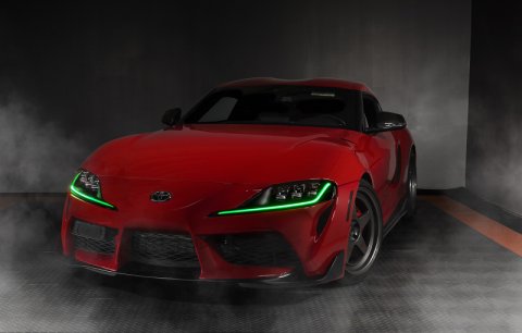 Oracle 20-21 Toyota Supra GR RGB+A Headlight DRL Kit - ColorSHIFT w/ BC1 Controller thumbnail 9