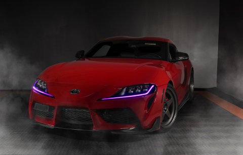 Oracle 20-21 Toyota Supra GR RGB+A Headlight DRL Kit - ColorSHIFT w/ Simple Controller thumbnail 9
