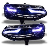 Oracle 19-21 Chevy Camaro LS/LT RGB+A Headlight DRL Kit - ColorSHIFT w/ RF Controller thumbnail 3