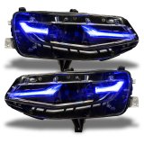 Oracle 19-21 Chevy Camaro LS/LT RGB+A Headlight DRL Kit - ColorSHIFT w/ RF Controller thumbnail 8