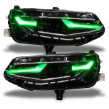 Oracle 19-21 Chevy Camaro LS/LT RGB+A Headlight DRL Kit - ColorSHIFT w/ BC1 Controller thumbnail 6