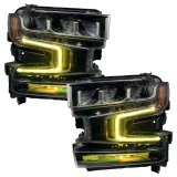 Oracle 19-21 Chevy Silverado 1500 RGB+W Headlight DRL Kit - ColorSHIFT w/o Controller thumbnail 4