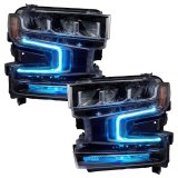 Oracle 19-21 Chevy Silverado 1500 RGB+W Headlight DRL Kit - ColorSHIFT w/o Controller thumbnail 7