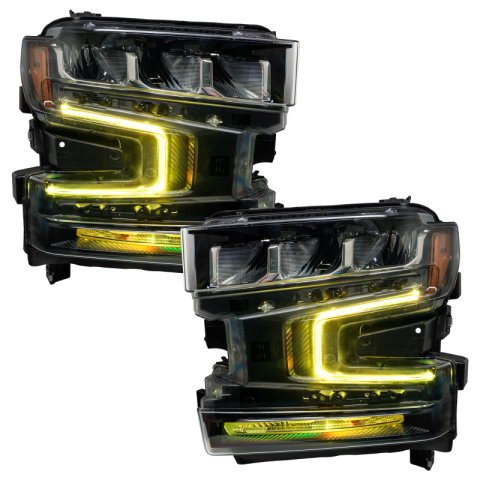 Oracle 19-21 Chevy Silverado 1500 RGB+W Headlight DRL Kit - w/ Simple Controller thumbnail 4