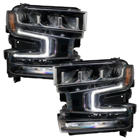 Oracle 19-21 Chevy Silverado 1500 RGB+W Headlight DRL Kit - w/ Simple Controller thumbnail 8
