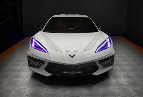 Oracle 20-21 Chevy Corvette C8 RGB+A Headlight DRL Upgrade Kit - ColorSHIFT 2 thumbnail 6