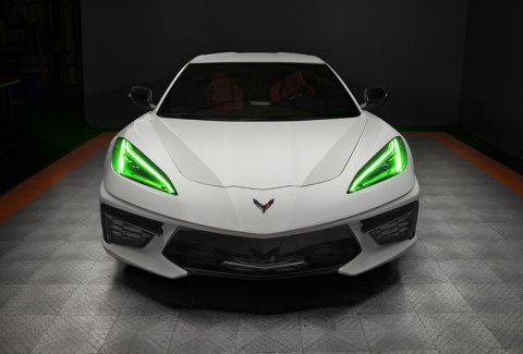 Oracle 20-21 Chevy Corvette C8 RGB+A Headlight DRL Upgrade Kit - ColorSHIFT 2 thumbnail 8