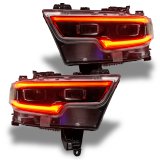 Oracle 19-21 RAM 1500 Projector LED Headlight DRL Kit - RGBW+A w/ RF Controller thumbnail 4