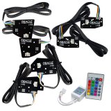 Oracle 19-21 RAM 1500 Headlight DRL Kit Projector LED - RGBW+A w/ Simple Controller thumbnail 1
