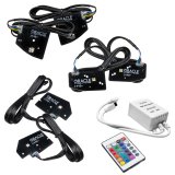 Oracle 19-21 RAM 1500 Headlight DRL Kit Projector LED - RGBW+A w/ Simple Controller thumbnail 2