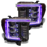 Oracle 20-21 GMC Sierra 2500/3500 HD RGB+W Headlight DRL Upgrade Kit - ColorSHIFT 2 thumbnail 6