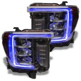 Oracle 20-21 GMC Sierra 2500/3500 HD RGB+W Headlight DRL Upgrade Kit - ColorSHIFT 2 thumbnail 7