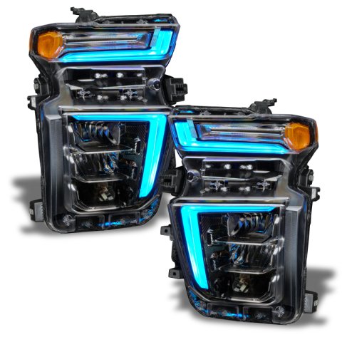Oracle 20-21 Chevy Silverado HD 2500/3500 RGB+W Headlight DRL Upgrade Kit - ColorSHIFT thumbnail 1