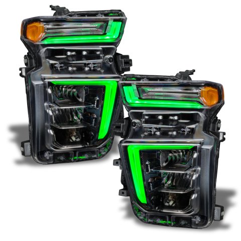Oracle 20-21 Chevy Silverado HD 2500/3500 RGB+W Headlight DRL Upgrade Kit - ColorSHIFT thumbnail 3