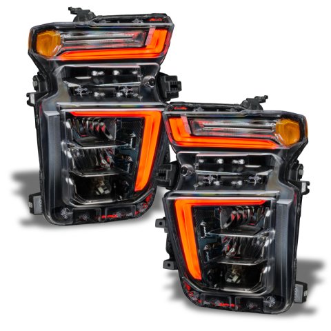 Oracle 2021 Chevy Silverado HD 2500/3500 RGB+W Headlight DRL Upgrade Kit ColorSHIFT 2 thumbnail 5