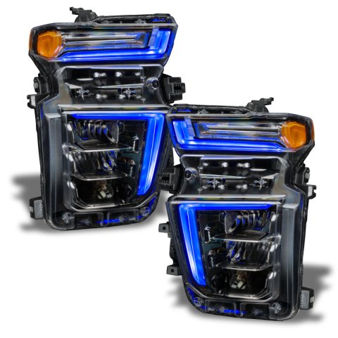 Oracle 2021 Chevy Silverado HD 2500/3500 RGB+W Headlight DRL Upgrade Kit ColorSHIFT 2 thumbnail 9