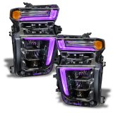 Oracle 20-21 Chevy Silverado HD 2500 RGB+W Headlight DRL Kit - ColorSHIFT w/o Controller thumbnail 6