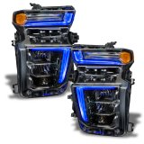Oracle 20-21 Chevy Silverado HD 2500 RGB+W Headlight DRL Kit - ColorSHIFT w/o Controller thumbnail 9