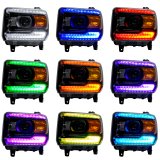 Oracle 14-15 GMC Sierra Headlight DRL Upgrade Kit - ColorSHIFT thumbnail 4