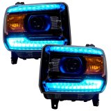 Oracle 14-15 GMC Sierra Headlight DRL Upgrade Kit - ColorSHIFT w/o Controller thumbnail 9