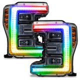 Oracle 17-19 Ford F-250/F-350 Superduty Headlight DRL Upgrade Kit - ColorSHIFT thumbnail 6