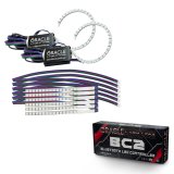 Oracle 18-21 Ford Mustang DRL Upgrade w/ Halo Kit - ColorSHIFT w/ BC1 Controller thumbnail 3