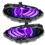 Oracle 18-21 Ford Mustang DRL Upgrade w/ Halo Kit - ColorSHIFT w/ BC1 Controller thumbnail 4