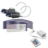 Oracle 18-21 Ford Mustang DRL Upgrade w/ Halo Kit - ColorSHIFT w/ Simple Controller thumbnail 1