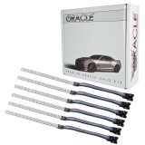 Oracle 15-17 Ford Mustang V6/GT/Shelby DRL w/ Halo Kit - ColorSHIFT w/ 2.0 Controller thumbnail 4