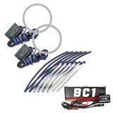 Oracle 15-17 Ford Mustang V6/GT/Shelby DRL w/ Halo Kit - ColorSHIFT w/ BC1 Controller thumbnail 1