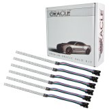 Oracle 15-17 Ford Mustang V6/GT/Shelby DRL w/ Halo Kit - ColorSHIFT w/ Simple Controller thumbnail 6