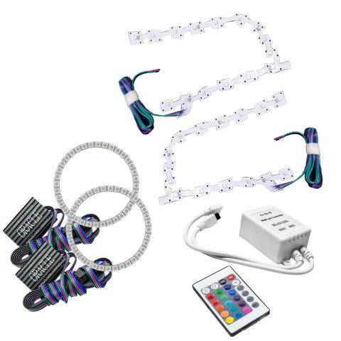 Oracle 11-19 Chrysler 300C DRL Upgrade w/ Halo Kit - ColorSHIFT w/ Simple Controller thumbnail 3