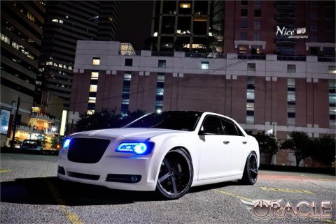 Oracle 11-19 Chrysler 300C DRL Upgrade w/ Halo Kit - ColorSHIFT w/ Simple Controller thumbnail 9