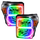 Oracle Ford F250/350 11-16 Dynamic Halo Kit - Square Ring Design - ColorSHIFT - Dynamic thumbnail 4
