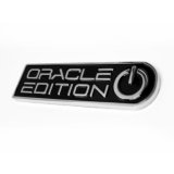 Oracle Edition Badge - Left/Driver - Black/White thumbnail 1