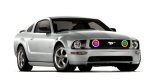 Oracle Ford Mustang GT 05-09 LED Fog Halo Kit - ColorSHIFT thumbnail 8
