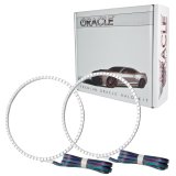 Oracle Ford Mustang 10-12 LED Fog Halo Kit - V6 Grille Fogs - ColorSHIFT thumbnail 1